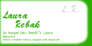 laura rebak business card